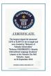 Guinness World Rrecords certificate
